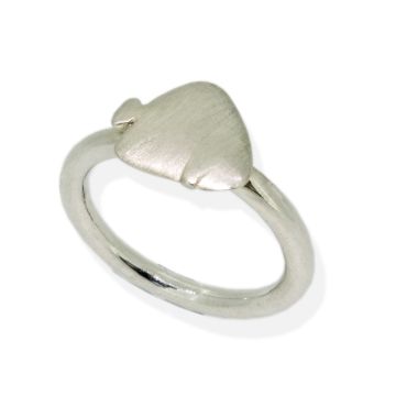 Silver Batfish Stack Ring